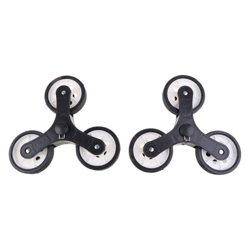 2Pcs Replacement Casters Stairs Climbing Trolley Plate-C
