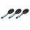 3Pcs ABS Oval Paddle Hair Brush Set, Soft Comb Teeth, Static-Free 16