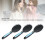 3Pcs ABS Oval Paddle Hair Brush Set, Soft Comb Teeth, Static-Free 3