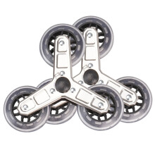 Stair Climbing Trolley Casters Suitcase Rollers PU Trolley-B