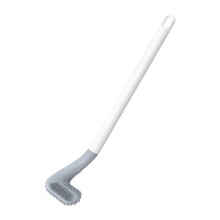 Brosse de nettoyage de cuvette de toilette, brosse de-Blanc