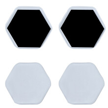 4 stuks zware meubelschuivers tafel bewegende-XS Wit 4 stuks