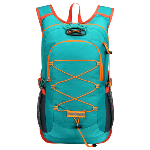 Lightweight Water Resistant Hiking and Cycling Backpack with Large Capacity and Multiple Pockets Green