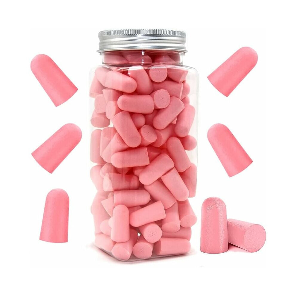 Pink Noise Cancelling Ear Plugs: Slow Rebound Sponge For Sleeping, Work, And Study, 60 Pairs 9148971758788