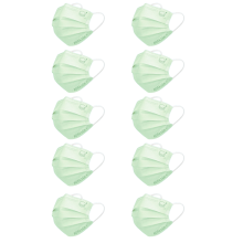 Silk Face Mask, Made In Usa With Adjustable Toggles And Nose Line For Custom Fit, Pleated Design, No Intermediate Seams, Available In Multi-packs Or S