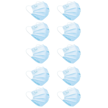 3 Ply Adult Mask With Elastic Ear Loop, Quad-Fold Design, Greater Breathing Volume, Skin-Friendly Fabric, Nose Bridge Clip, Reusable, Easy To Clean An
