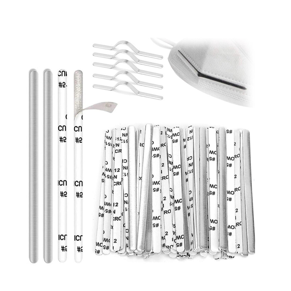 Nose Bridge Strips For Masks, Comfortable To Wear Self-Adhesive Pads, Anti-Fog Solution For Glasses Wearers, Flexible And Malleable Design, Multi-Purp