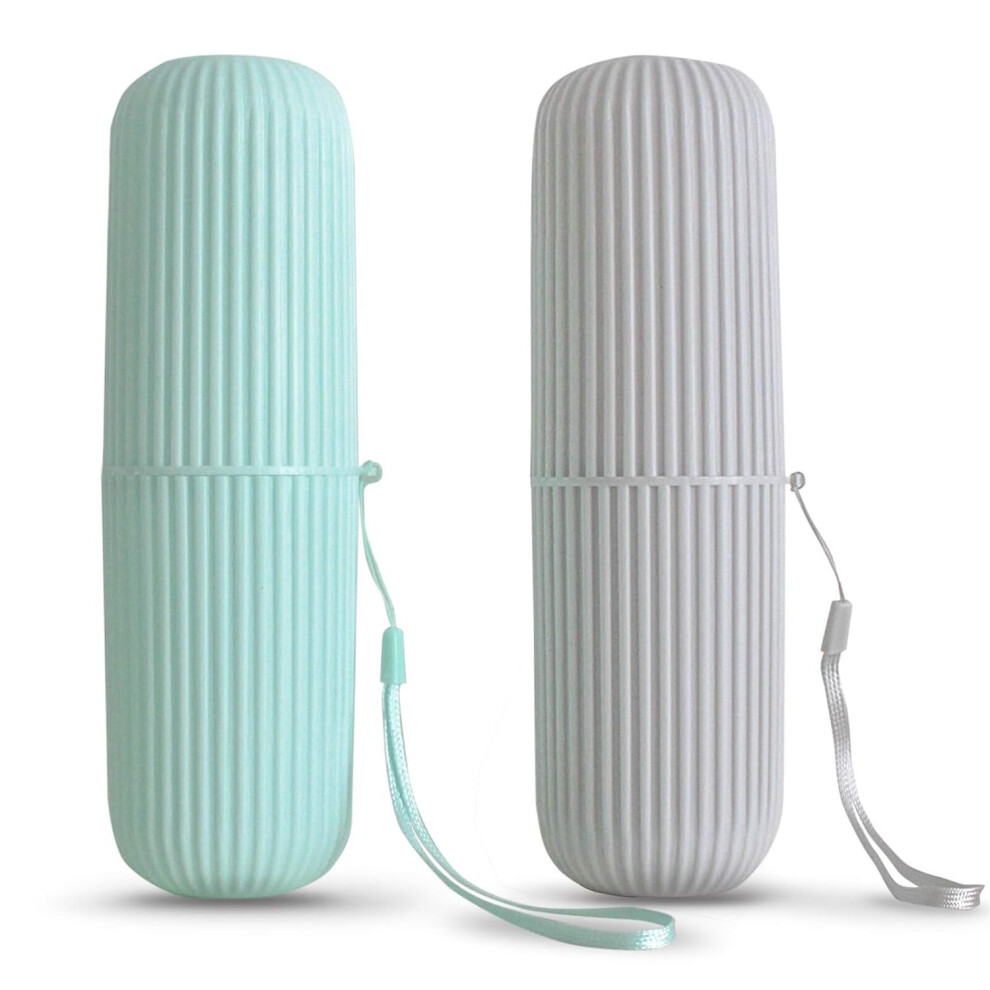 Dust-Proof and Sanitary, Toothbrush Cup for Safe Storage of Sanitizing Tools, Designed for Travel, Camping, Business Trips, and School with Fine Matte