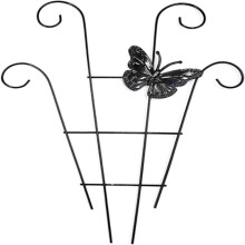 IJzeren klimrek voor tuinranken, duurzame steun met roestvrij metalen frame voor klimplanten, meerlaags klimrek geschikt voor potplanten.
