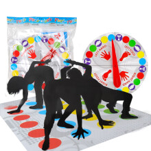 Jeu Twister classique, durable et adapté à tous les âges. Son tissu non tissé assure sécurité et facilité de nettoyage. Un divertissement