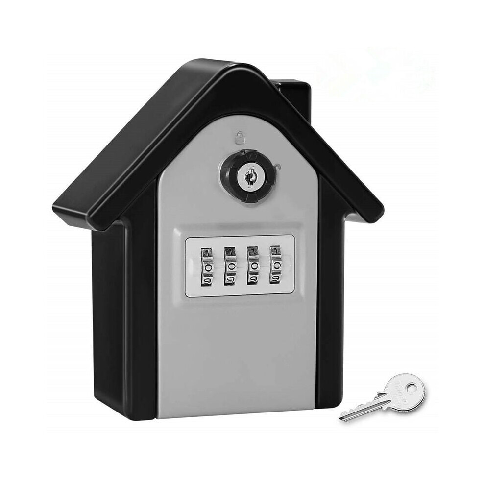 Weatherproof Key Lock Box, Solid Metal Protection, Resettable Code, Versatile Installation Options, High Security, For Home Garden Office Factory 9405630172324