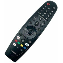 Controle remoto infravermelho para controle perfeito, aplicável ao MR20GA AKB75855501 com alcance máximo de aproximadamente 10 m, pronto para uso.
