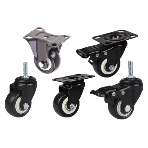 1.5" 2" Heavy Duty Standing Desk Wheels Polyurethane PU-A 6 1