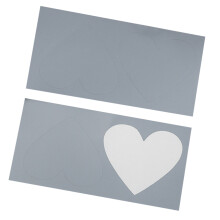 Heart Shaped Stickers, Stylish Gift Decoration Stickers with Scratch Resistance for Various Surfaces Including Paper, Plastic, Cardboard, Bags, Fabric