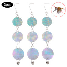 Wind-Activated Bird Repellents, Reflective Bird Scare Discs for Orchard and Yard Protection, Garden Bird Control Equipment with Humane Deterrence