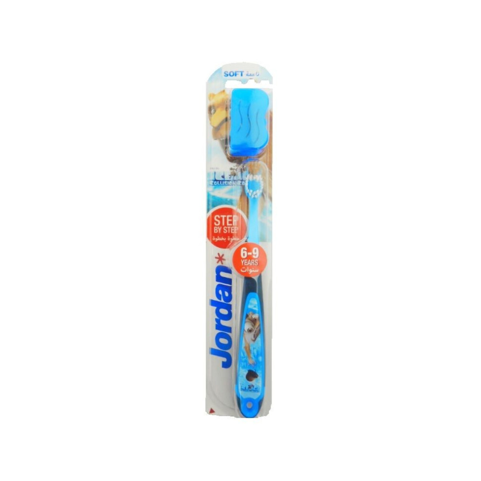 Jordan Step By Step 6-9 Years Soft Toothbrush | Kids Toothbrush | 1Pc