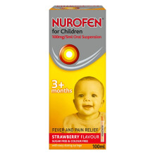 Ibuprofen Strawberry Suspension | Fast Relief  | Kids' Fever & Pain