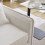 Living And Home Single Sofa Armchair, Beige White 5