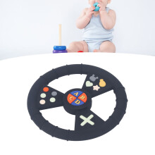 Silikon Baby-Beiße Spielzeug Cartoon Weiche Baby-Kauspielrotationsscheibe