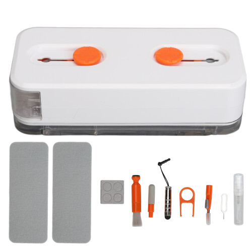 Electronics Cleaner Kit Keyboard Cleaning Brush Screen Tool for Laptop Cell Phone Earbuds Camera Lens with Multi Function Tools and Port Hook Design
