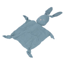 Baby Blue Double Layer Yarn Security Blanket - Soft Absorbent Toy