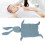 Baby Blue Double Layer Yarn Security Blanket - Soft Absorbent Toy 14