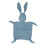 Baby Blue Double Layer Yarn Security Blanket - Soft Absorbent Toy 2