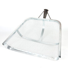 Grain Sieve Shovel with Ergonomic Grip, Durable Garden Soil Strainer for Precise Sifting Mesh 1.2cm