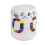 Rotating Cans Bean Stress Relief Spinner Toy, Plastic, White 2