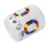 Rotating Cans Bean Stress Relief Spinner Toy, Plastic, White 12