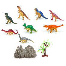Set di gioco educativo con dinosauri giocattolo, figure di dinosauri realistiche in plastica per l'apprendimento e il gioco di ruolo dei bambini,