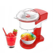 Electric Shaved Ice Machine with Stainless Steel Blades for Quick Snow Cones and Homemade Treats