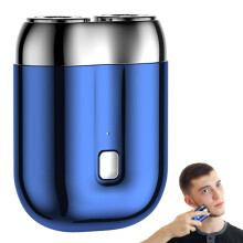 Electric Shaver for Men with 360 Floating Dual Heads, Wet/Dry Cordless TypeC Rechargeable Beard Trimmer