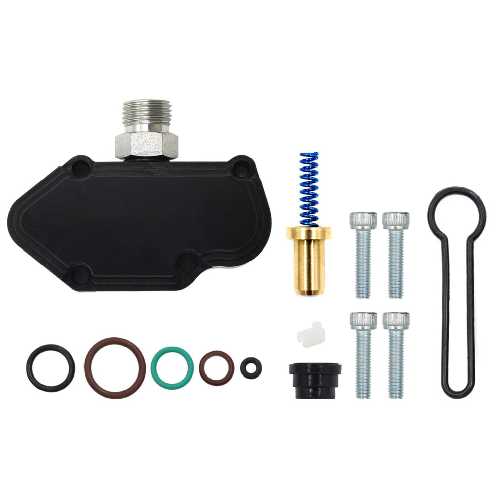 Fuel Pressure Regulator Upgrade Billet Aluminum Kit With Spring Housing For 6.0 Powerstroke 20032007 9347817922455