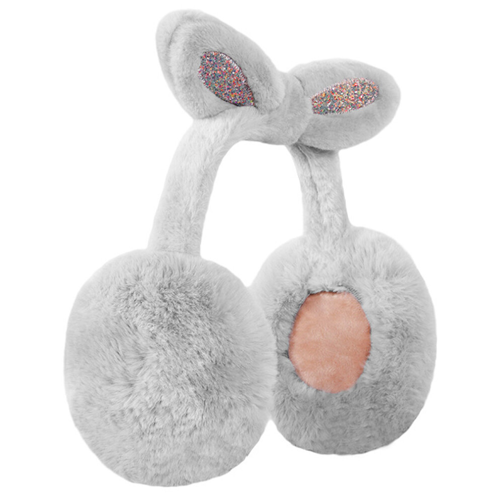 Cute & Fashion Design Earmuffs for Girls and Women, One Size Fit Most Winter Ear Warmers with Plush Ear Muffs Construction, Say Goodbye to Cold Winter