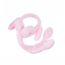 Funny And Cute Earmuffs for Toddlers, Bunny Ear Design with Movable Rabbit Ears Plush Rabbit Hat Windproof Full Ear Surround Design, Suitable for Skii