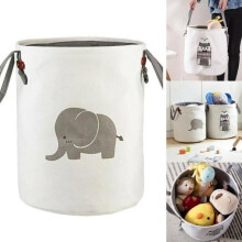 Enhanced Home Organization, Canvas Fabric Laundry Basket With Collapsible Organizer, Decorative Baskets Ideal For Nursery And Portable Bins Solution