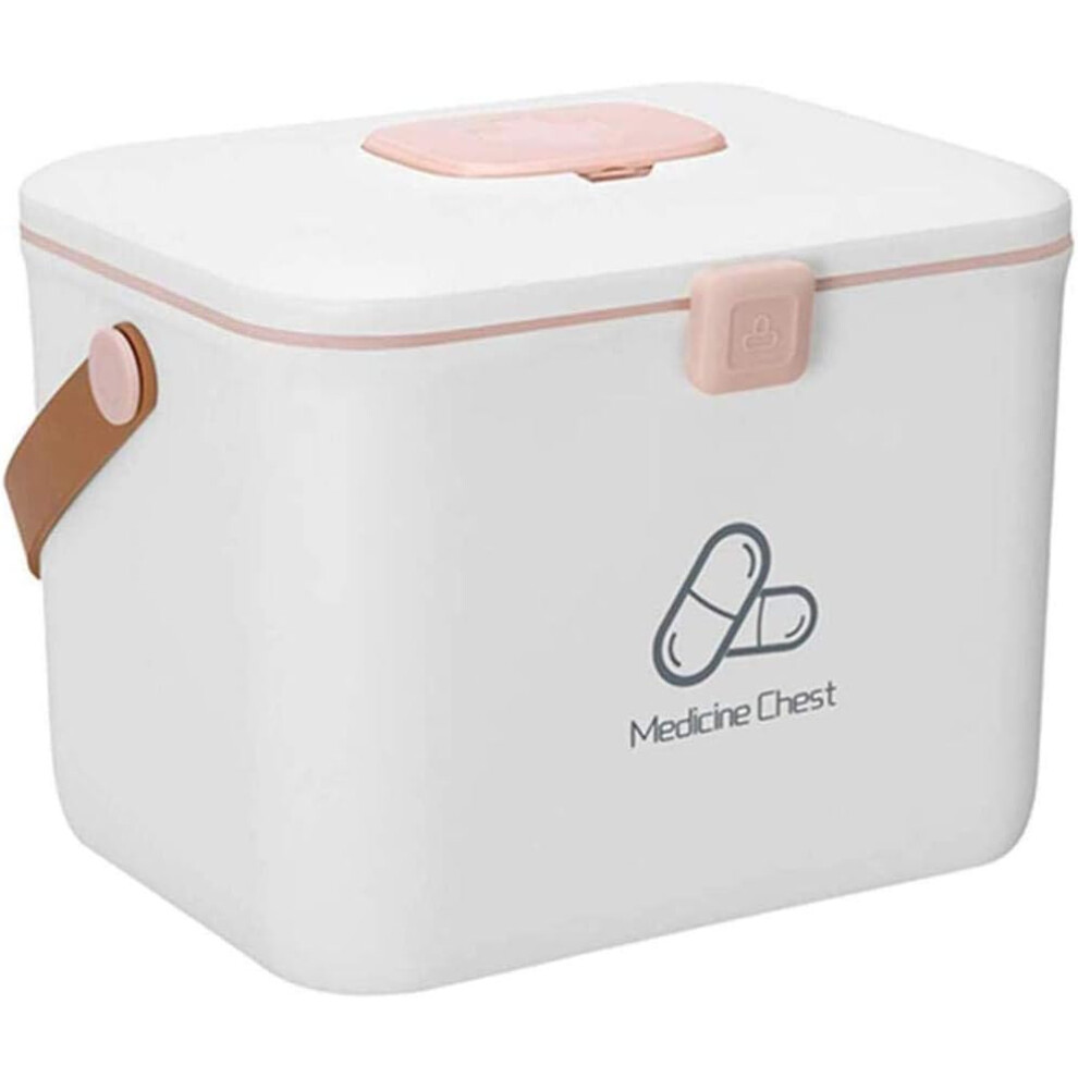 First Aid Essentials, Portable Handle Medical Storage Container, High-Quality Thickened PP Material, Moisture And Dust Proof For Household, Office, Sc