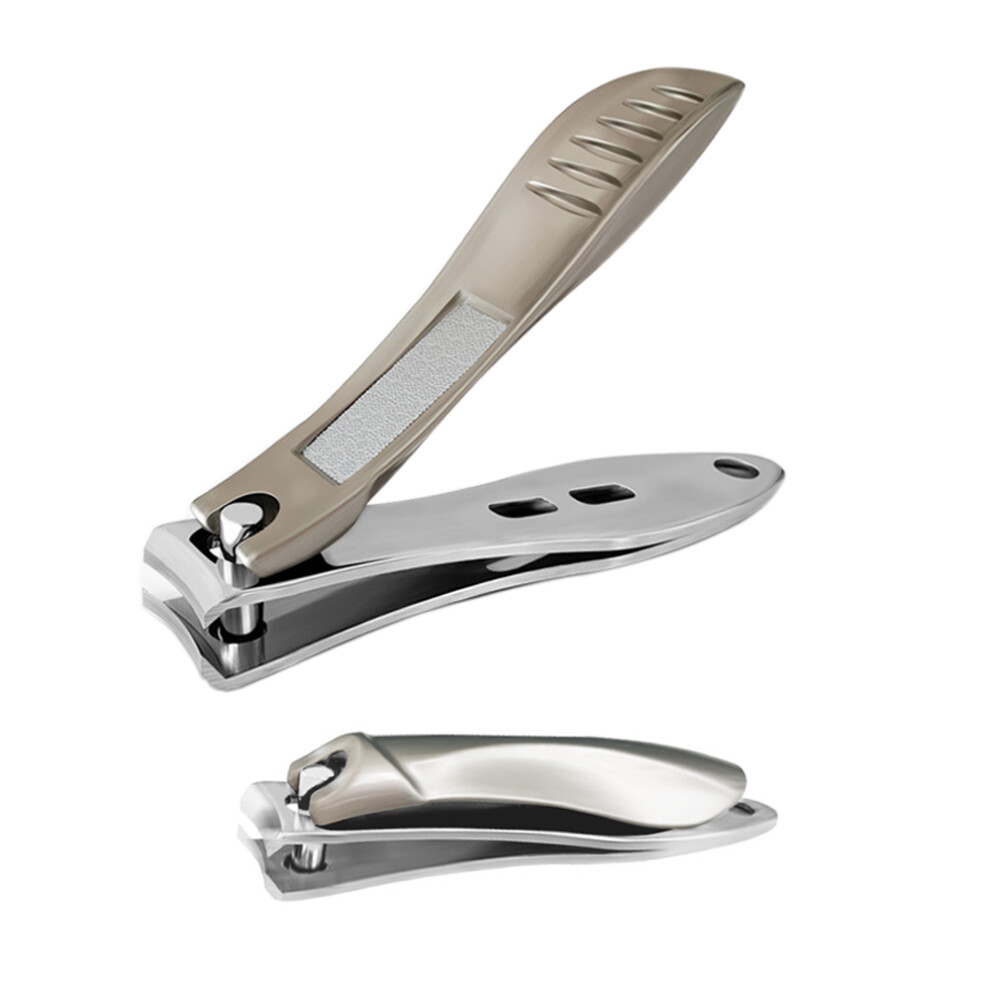 Revolutionary Nail Clipper, Ergonomic Design with 360 Degree Swivel Head & Heavy Duty Long Handle, Sharp Stainless Steel Solution for Men, Women,