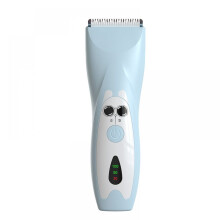 Máquina de cortar cabelo silenciosa para bebês, recarregável e à prova d'água, com pentes seguros, bateria de longa duração e lâmina Gold