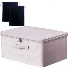 Stylish Adult Accessories Storage Box Spacious-Gray pink suit