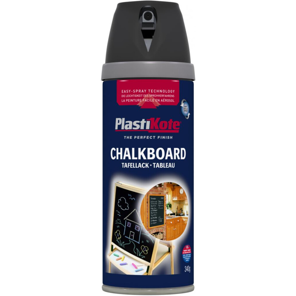 Plasti-Kote PKT26001 26001 Chalkboard Black 400ml