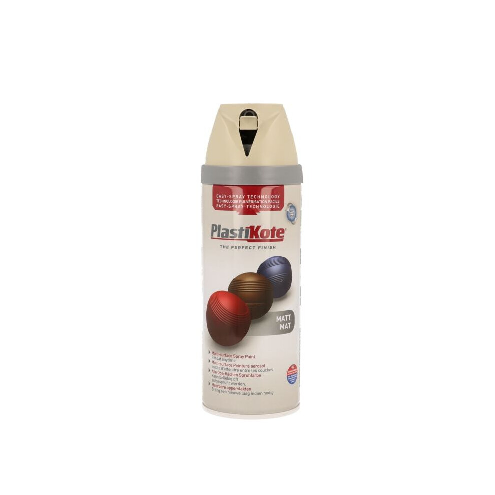 PlastiKote 440.0023114.076 Twist & Spray Matt French Grey 400ml - Image 8