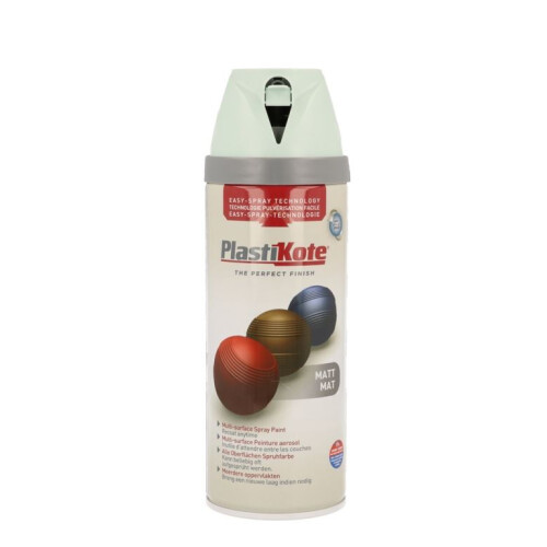 PlastiKote Plastikote Twist & Spray Matt Duck Egg Blue 400ml