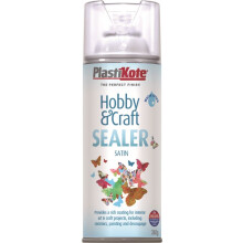 Plastikote 4142 400 ml Hobby Twist Satin Craft Sealer - Clear