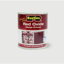 Rustins REDOW500 Quick Dry Red Oxide Metal Primer 500ml