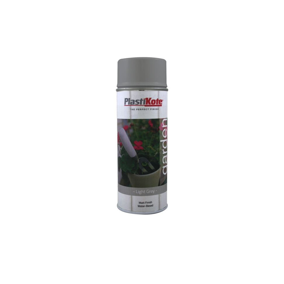 PlastiKote 440.0027209.076 Garden Colours Spray Paint Light Grey 400ml