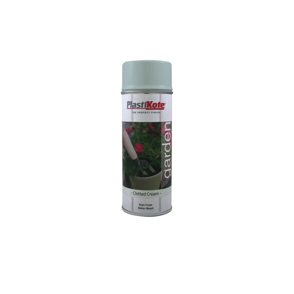 PlastiKote 440.0027204.076 Garden Colours Spray Paint Clotted Cream 400ml