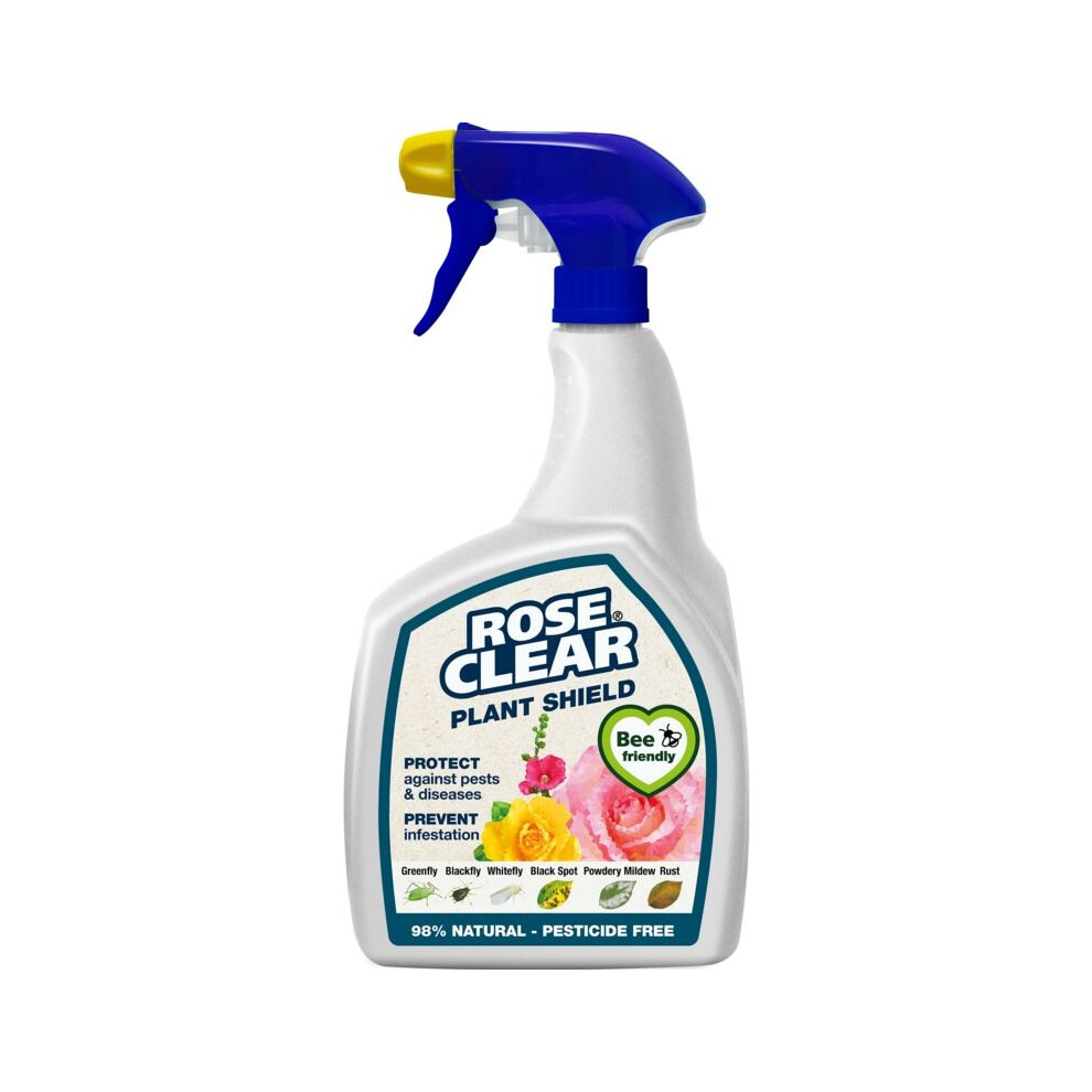 Roseclear Rose Clear Plant Shield Spray Pesticide Free Bug Fungus Control 800Ml