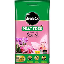 Miracle Gro Premium Orchid Potting Compost Peat Free 10L Bag